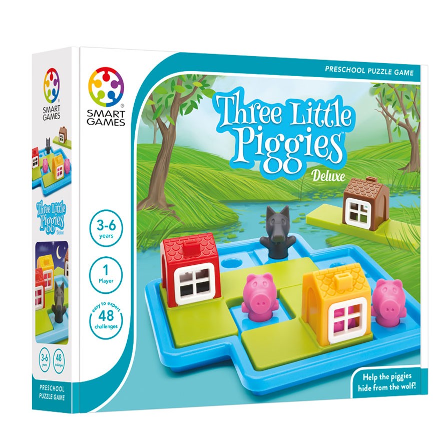 Three Little Piggies - Deluxe (Cei trei purcelusi, editie de lux) - Smart Games