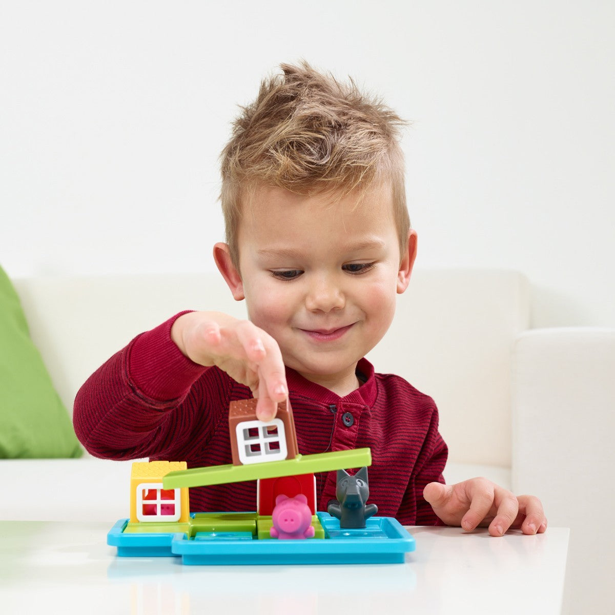 Three Little Piggies - Deluxe (Cei trei purcelusi, editie de lux) - Smart Games