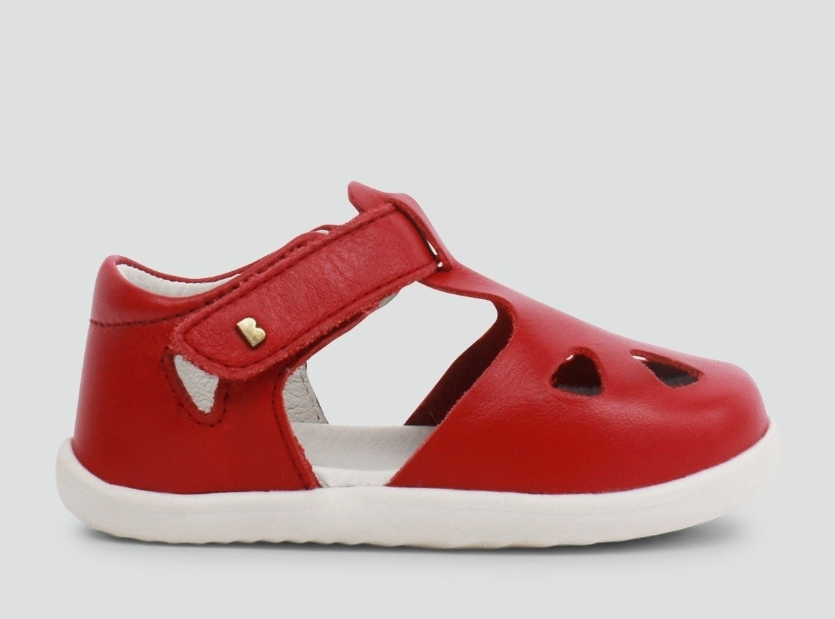 Sandale din piele Zap Red Rio Step Up - Bobux