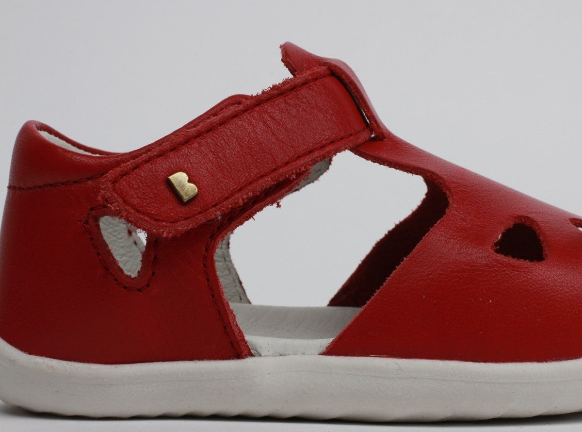 Sandale din piele Zap Red Rio Step Up - Bobux