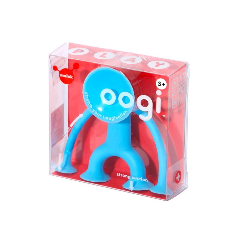 Oogi Junior (albastru) – Mini omulețul flexibil cu ventuze