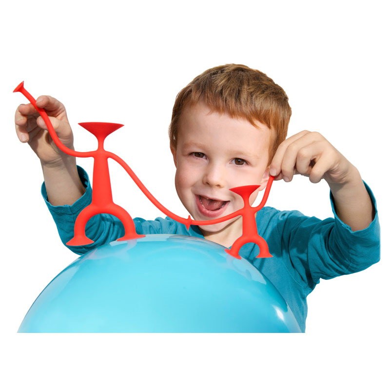Oogi Junior (roșu) – Mini omulețul flexibil cu ventuze