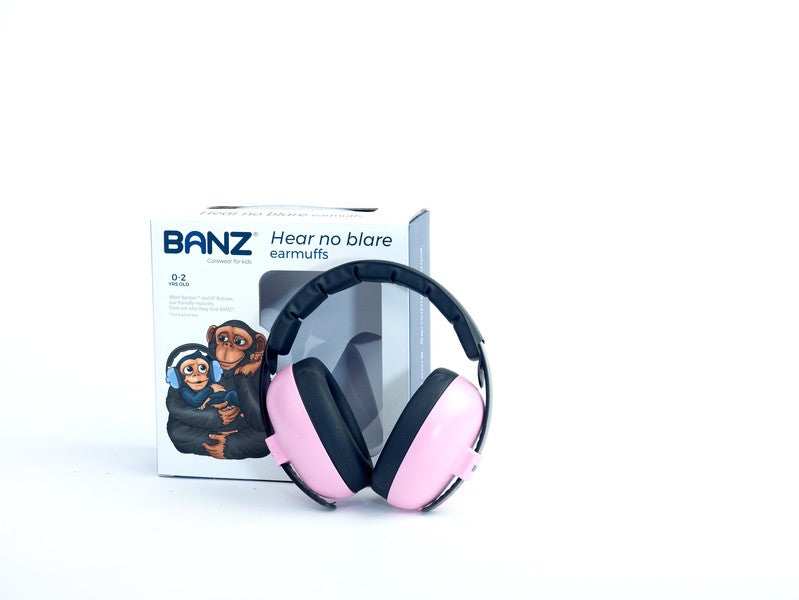 BANZ Bubzee - Casti antifonice pentru bebelusi PETAL PINK