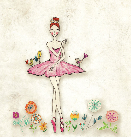 Felicitare Pojumka - Balerina