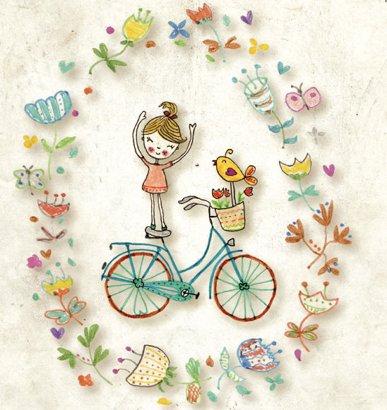 Felicitare Pojumka - Bicicletă