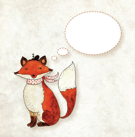 Felicitare Pojumka - Fox Bubble