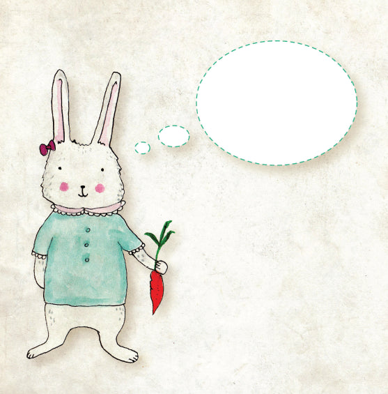 Felicitare Pojumka - Rabbit Bubble