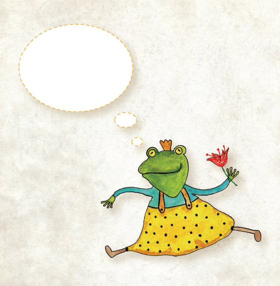 Felicitare Pojumka - FROG BUBBLE