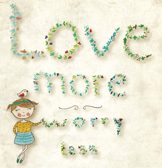 Felicitare Pojumka - LOVE MORE