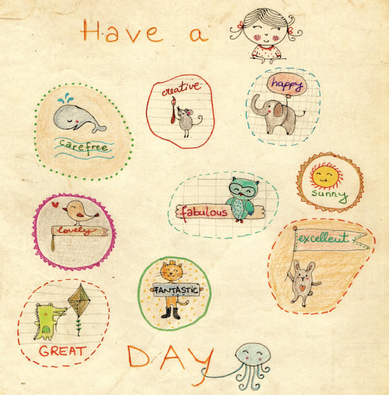 Felicitare Pojumka - Have a lovely day