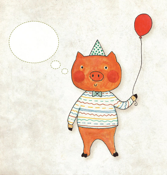 Felicitare Pojumka - PIG BIRTHDAY