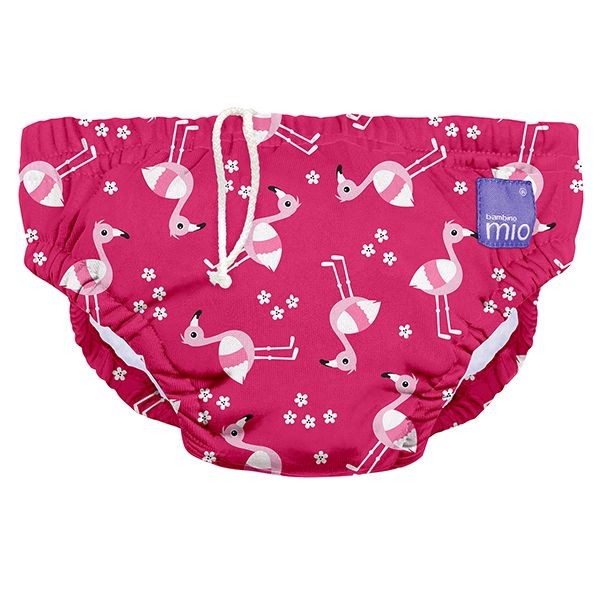 Scutec refolosibil de înot Bambino Mio - Pink Flamingo