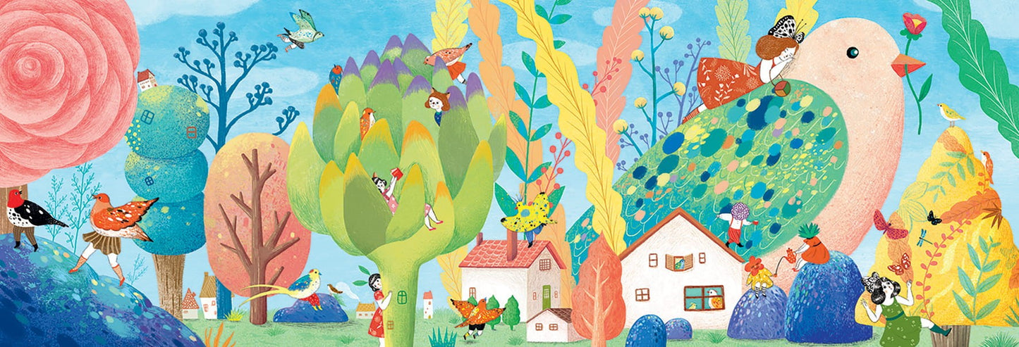 Puzzle galerie 350 piese Miss Birdy, Djeco