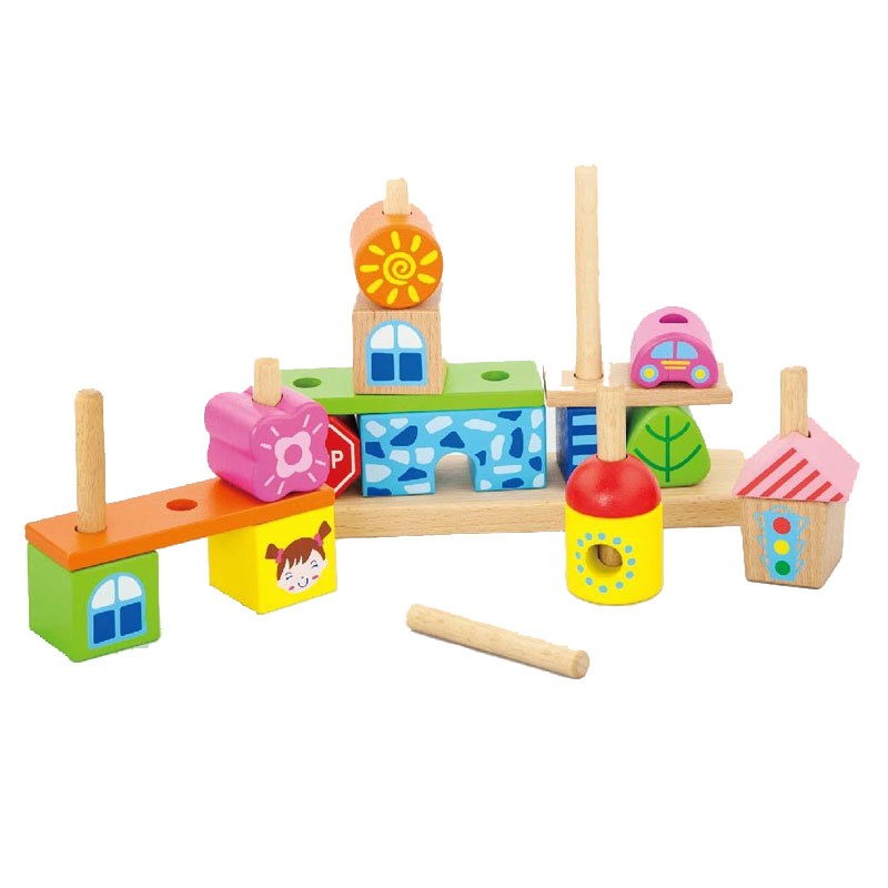 Piramida Montessori Orășelul copiilor - Viga