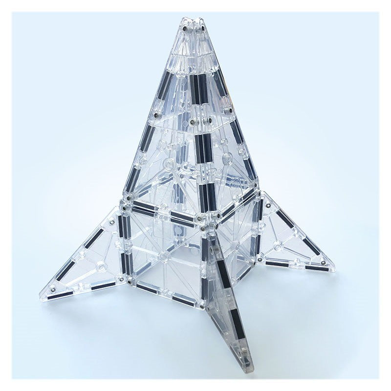 MAGNA-TILES ICE Transparent – set magnetic (16 piese)
