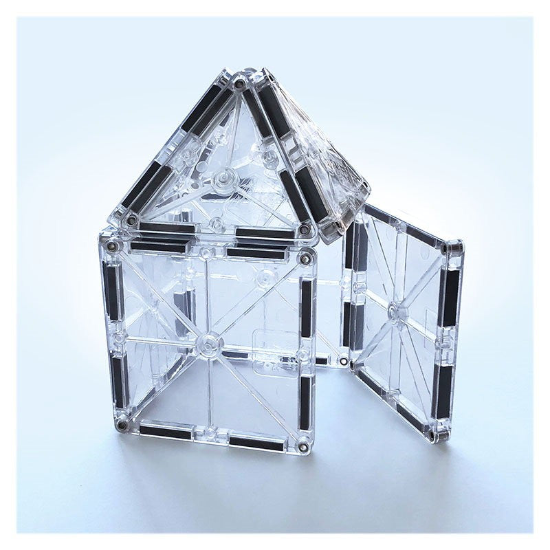 MAGNA-TILES ICE Transparent – set magnetic (16 piese)