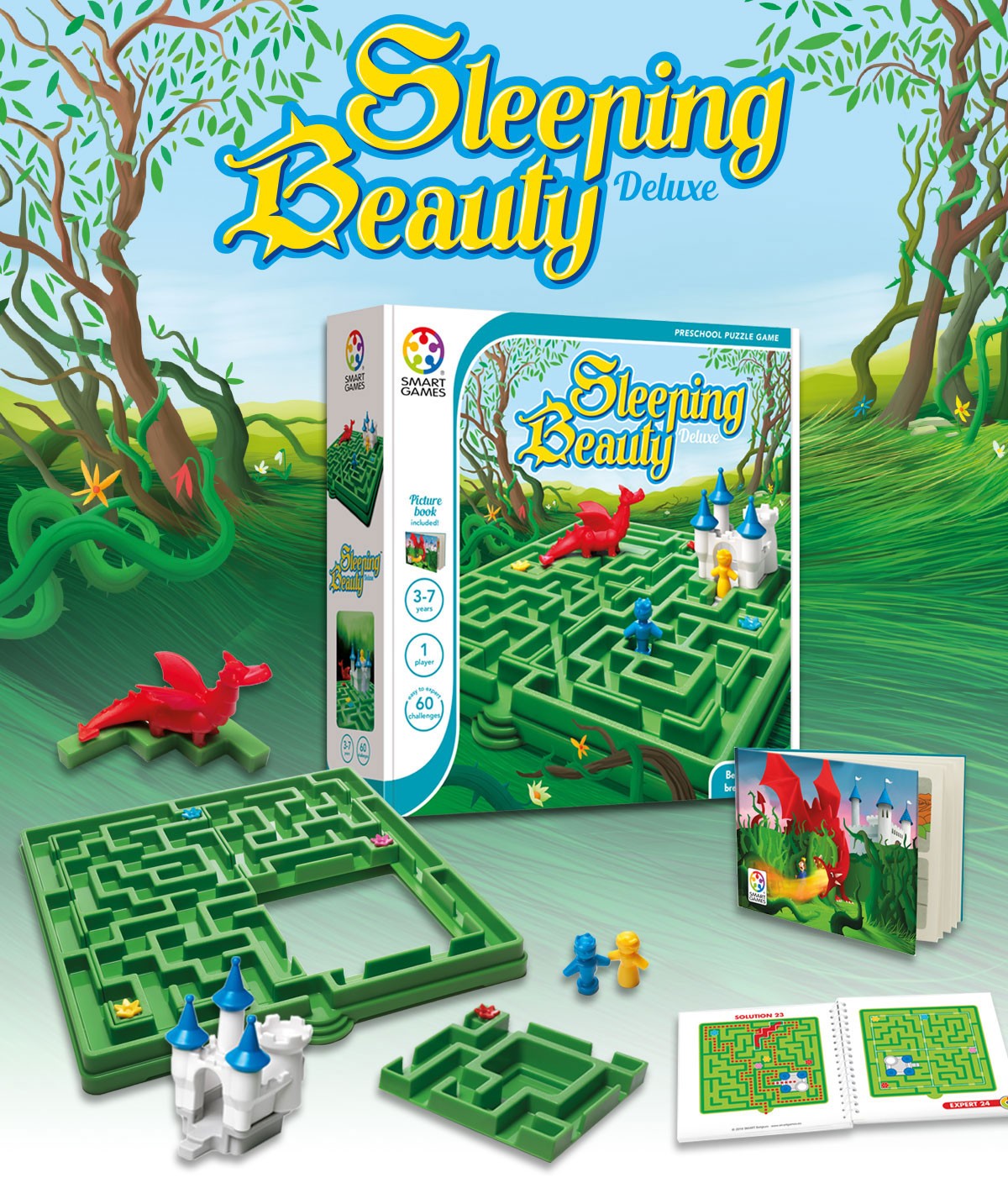 Sleeping Beauty Deluxe , 3 ani + - Smart Games