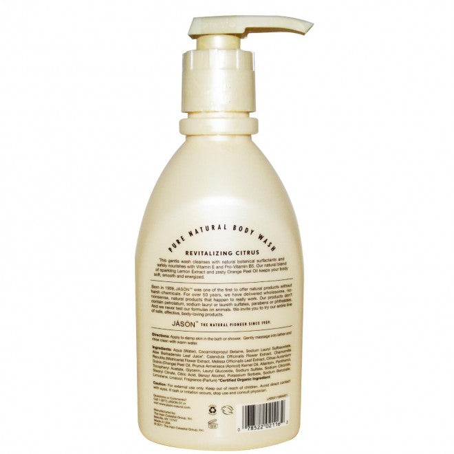 Gel de dus satinat, cu citrice, Jason, 887 ml
