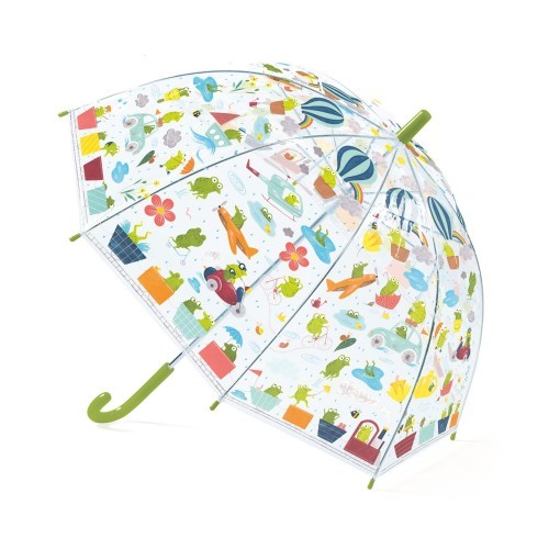 Umbrelă colorată Djeco Broscuțe