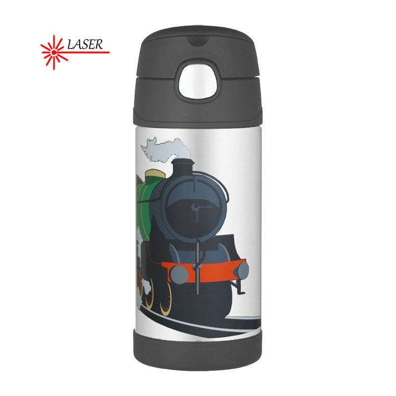 Termos FUNtainer pentru copii cu pai - tren