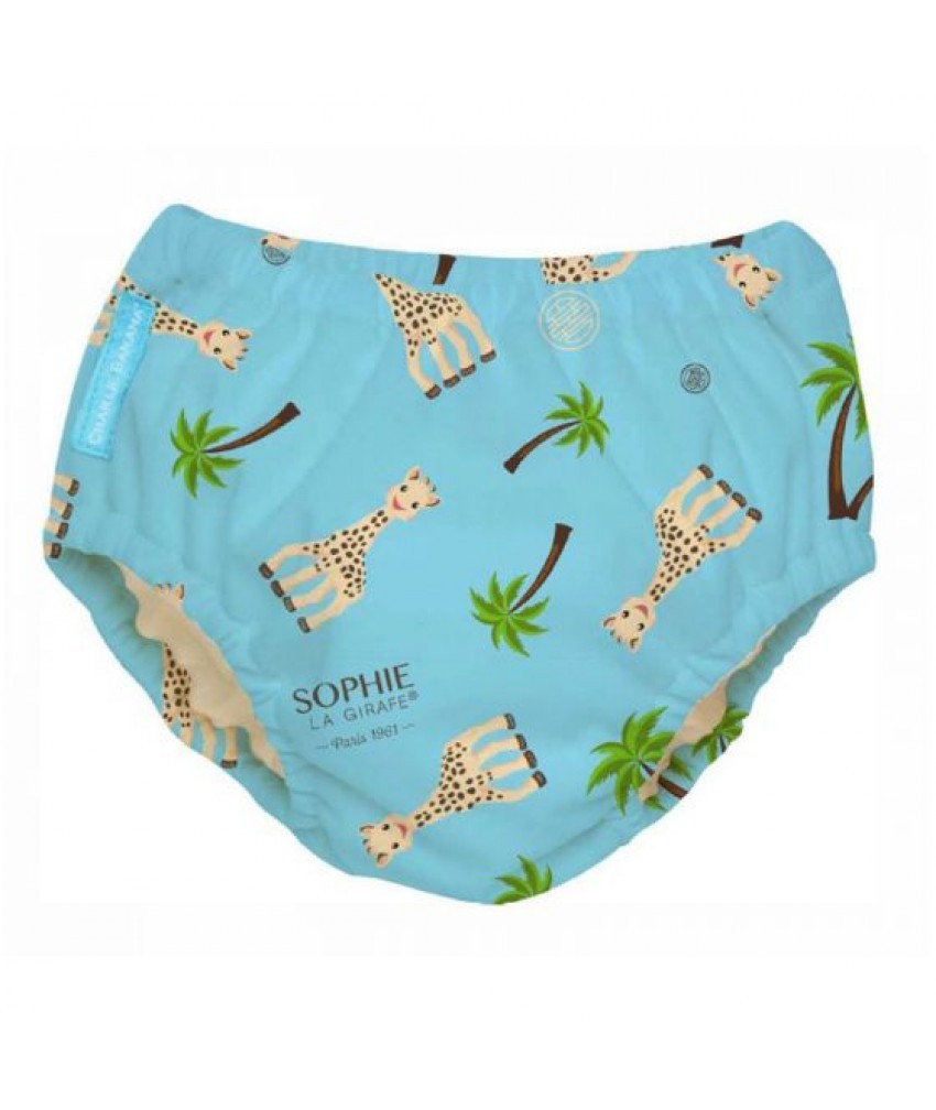 Scutec de înot și chiloțel de antrenament la oliță Charlie Banana Sophie Coco Blue