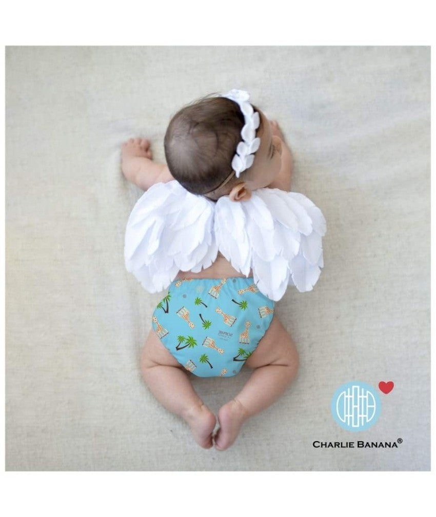Scutec de înot și chiloțel de antrenament la oliță Charlie Banana Sophie Coco Blue