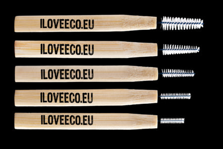 Periute interdentare din bambus - cutie cu 5 bucati, marimea 0,7 mm - Iloveeco
