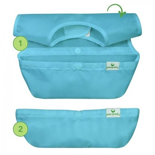 Set 3 baveţele Easy Wear Snap'n Go - Green Sprouts - Flower Field