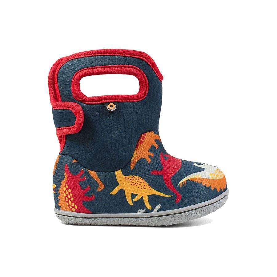 Cizme Baby Bogs Dino Indigo Multi