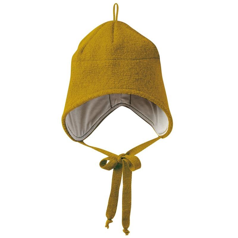 Caciula Disana din lana organica boiled wool - Gold