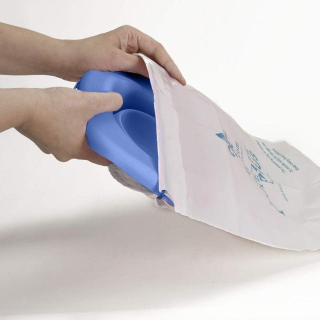 Liner reutilizabil de silicon pentru olița portabilă 2 in 1 Potette Plus si Potette Premium - culoare albastru