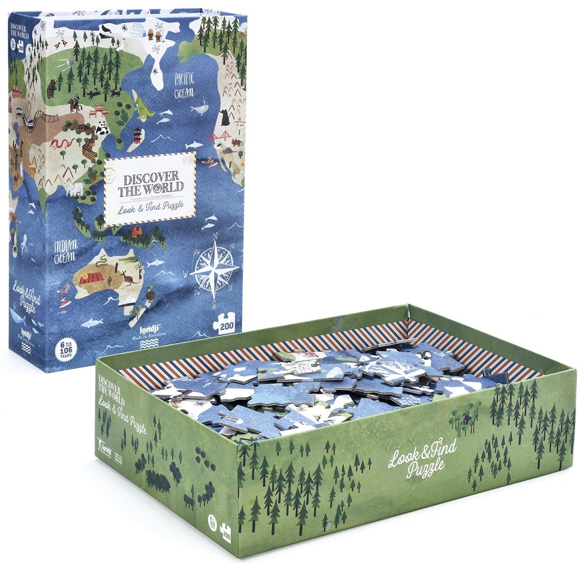 Puzzle Londji - Descoperă lumea