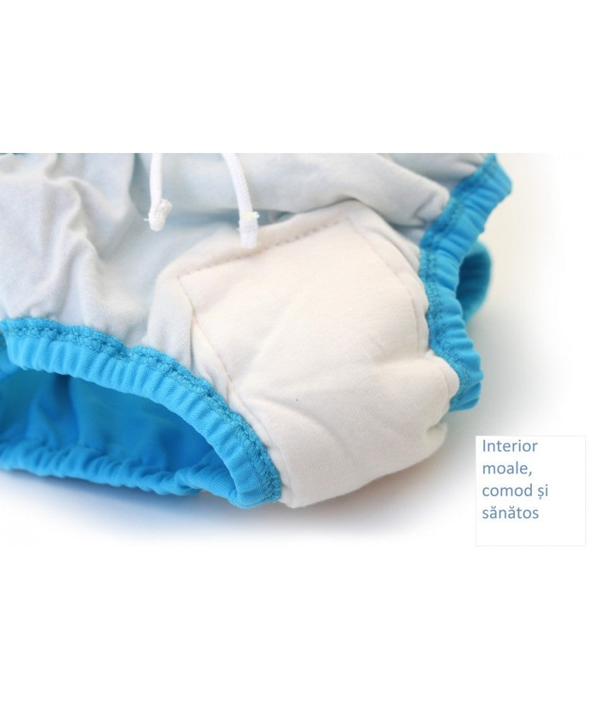 Scutec refolosibil de înot Charlie Banana cu interior de Tencel - Robot Boy