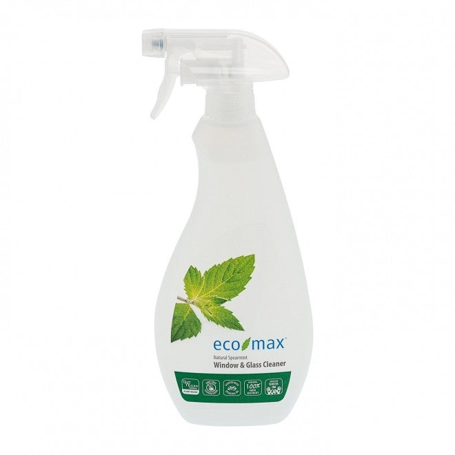 Solutie pentru curatat geamuri si sticla cu menta creata, Ecomax, 710 ml