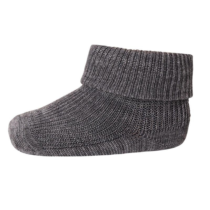 Șosete subțiri mp Denmark lână și mătase - Mono Middle Grey - v3