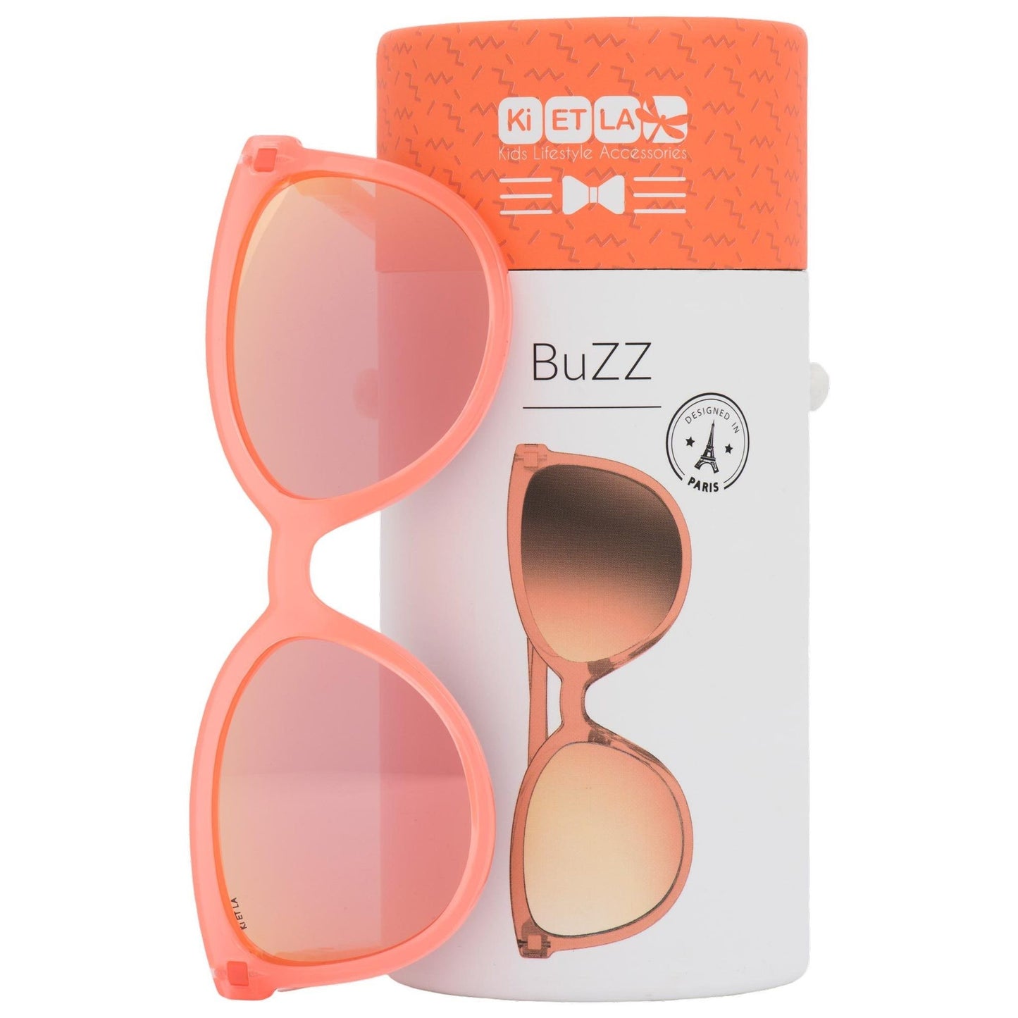 Ochelari de soare Ki ET LA, 4-6 ani - Butterfly Neon