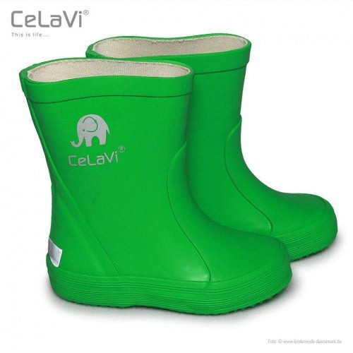 Cizme din cauciuc natural - CeLaVi - Green