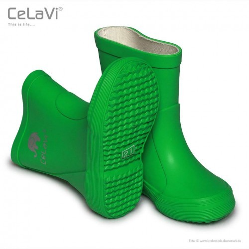Cizme din cauciuc natural - CeLaVi - Green