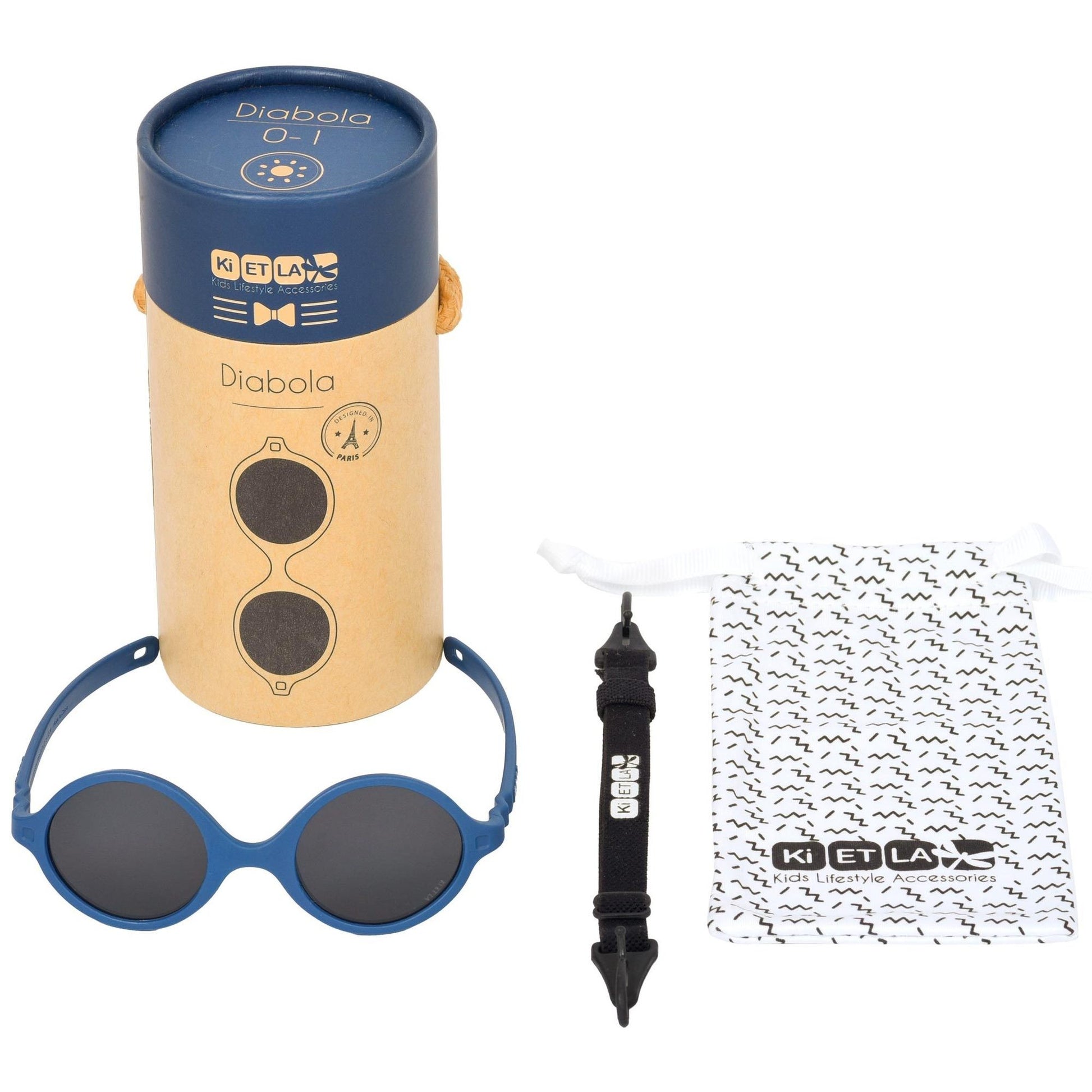 Ochelari de soare Ki ET LA, 0-12 luni - Denim