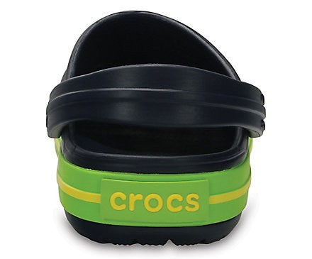 Șlapi Crocs (Kids' Crocband™ Clog) - Navy - Volt Green