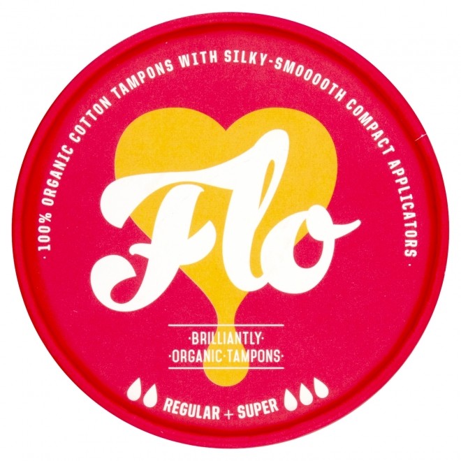 Pachet Super Combo cu 14 tampoane interne cu aplicator: Tampoane normale (8 buc) și super (6 buc), Flo