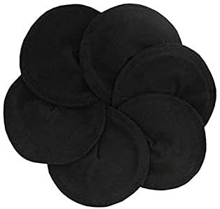Absorbante alaptare din bumbac organic - ImseVimse (set 6 buc) - Black