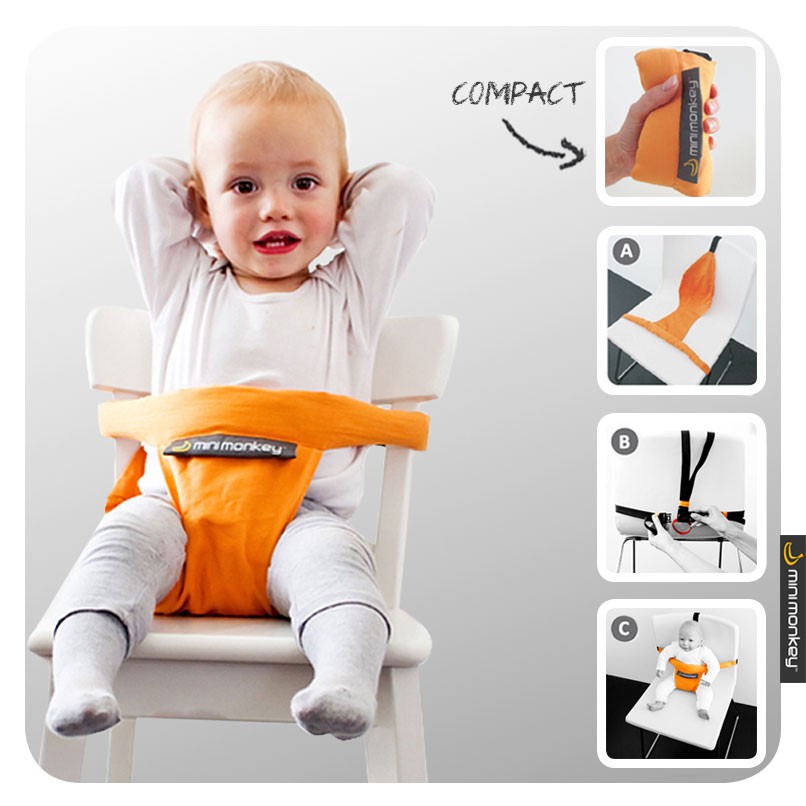 Mini Chair - suport compact pentru scaun - Minimonkey - Orange