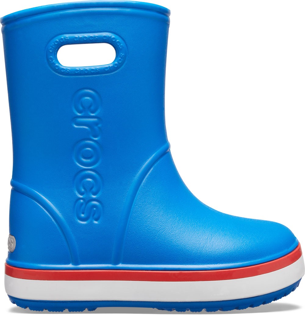 Cizme Crocs - Crocs Crocband Rain Boot Bright Cobalt/ Flame