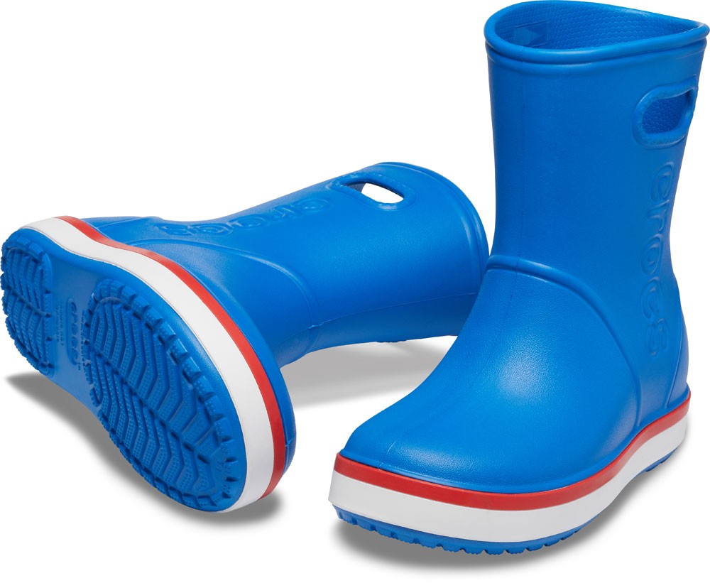 Cizme Crocs - Crocs Crocband Rain Boot Bright Cobalt/ Flame