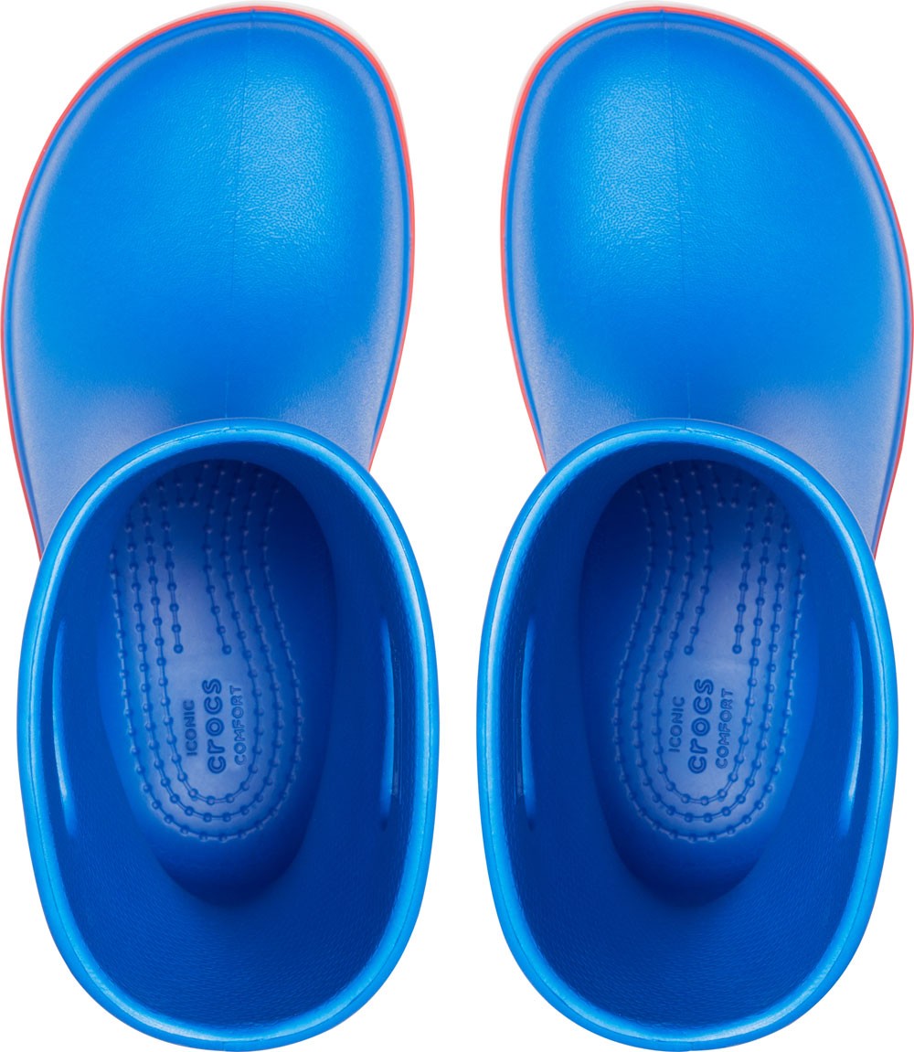 Cizme Crocs - Crocs Crocband Rain Boot Bright Cobalt/ Flame