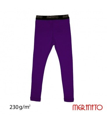 Colant copii 230g lana merinos - Violet - Merinito