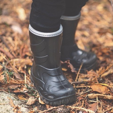 Cizme impermeabile căptușite cu lână Mikk-Line Thermo Boots - Black