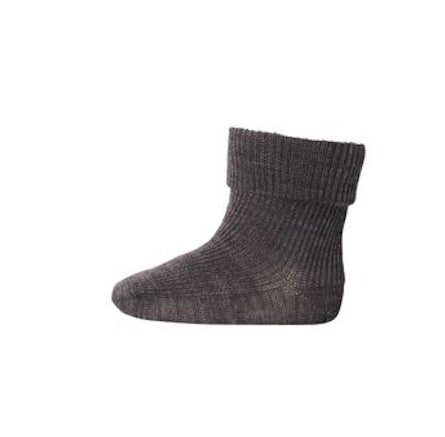 Șosete subțiri mp Denmark lână și mătase - Mono Middle Grey
