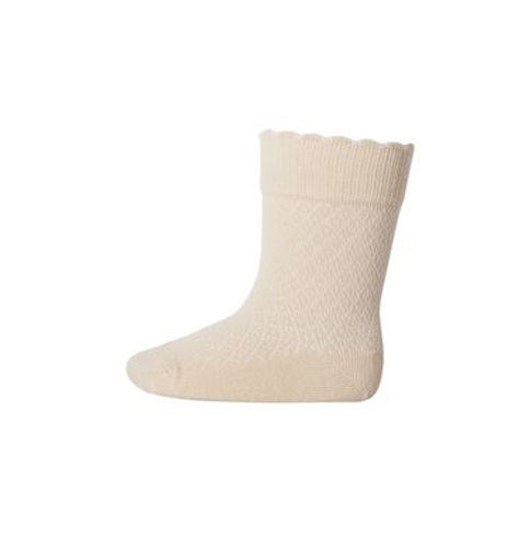 Șosete din lână merinos mp Denmark - Magda Ecru